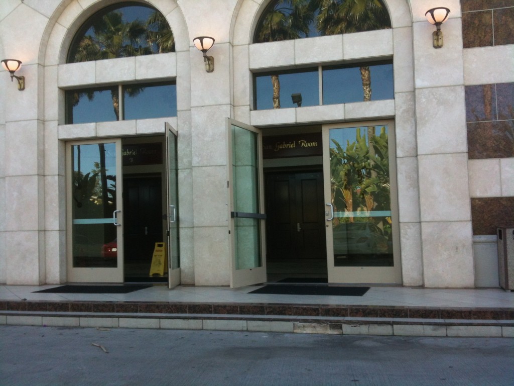 Entrance into foyer
