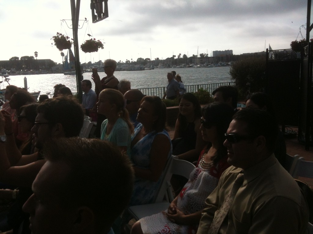 Ceremony view of the harbor